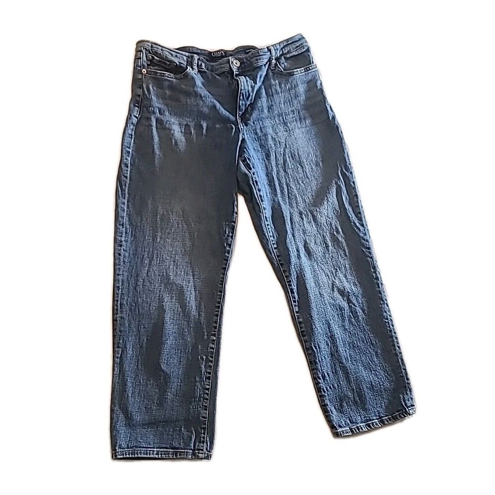 Chaps Jeans Slim Boyfriend Blue Denim Stretch Women’s Size 12/31